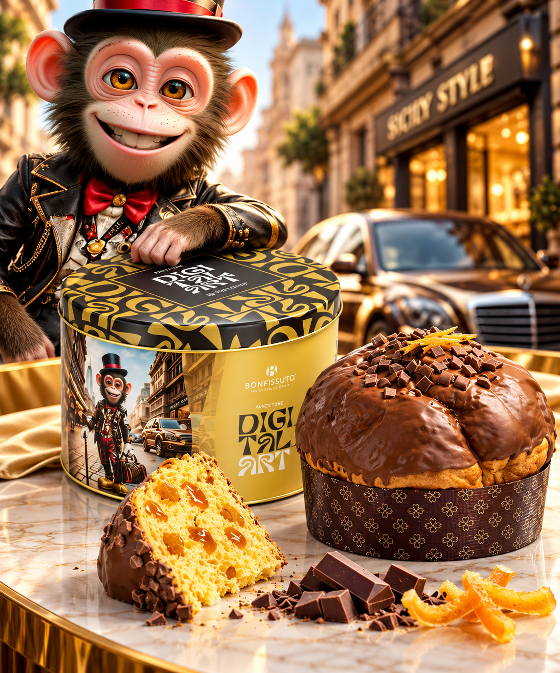 Panettone Digital Art