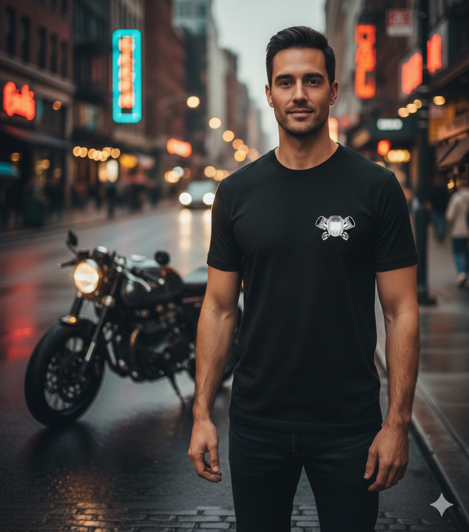 Camiseta manga corta UMB moto scrambler 2