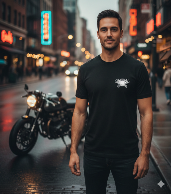 Camiseta manga corta UMB moto scrambler 2