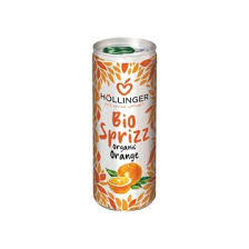 Hollinger Bio Soda Orange Blikje 250ml