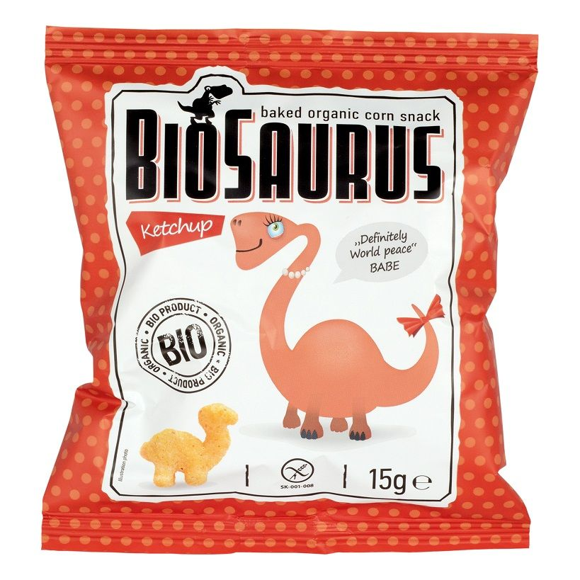 biosaurus ketchup chips 50g