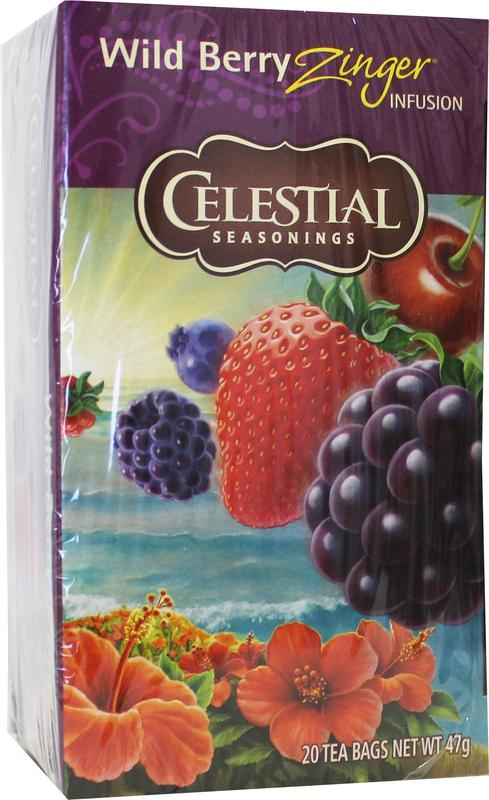 Celestial wild berry zinger 20 bags 