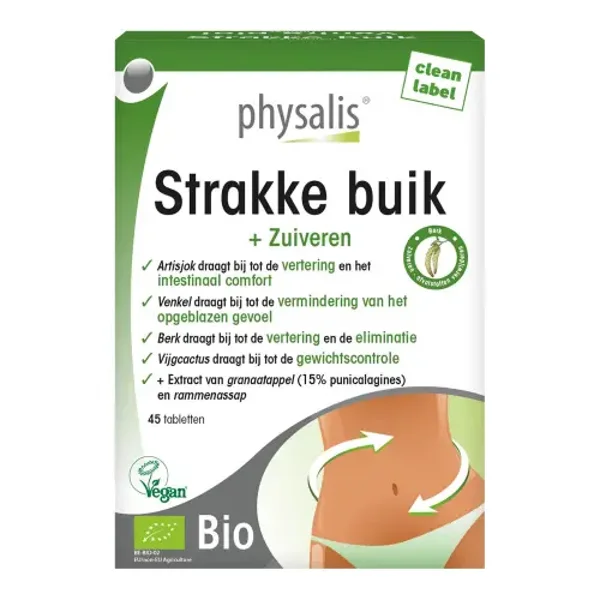 Physalis Strakke buik 45 capsules