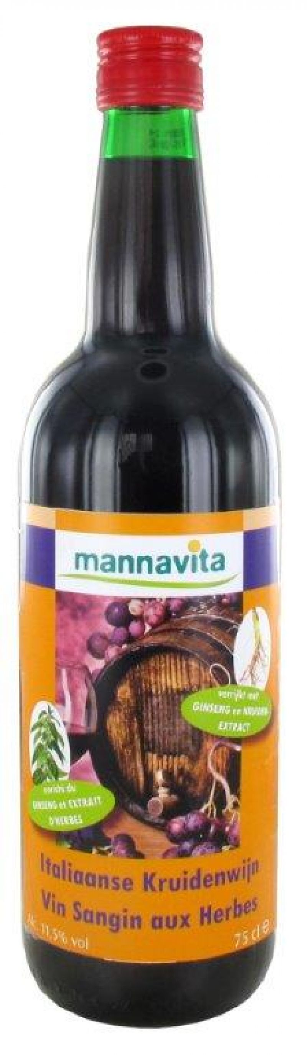 Mannavita italiaanse kruidenwijn 750ml