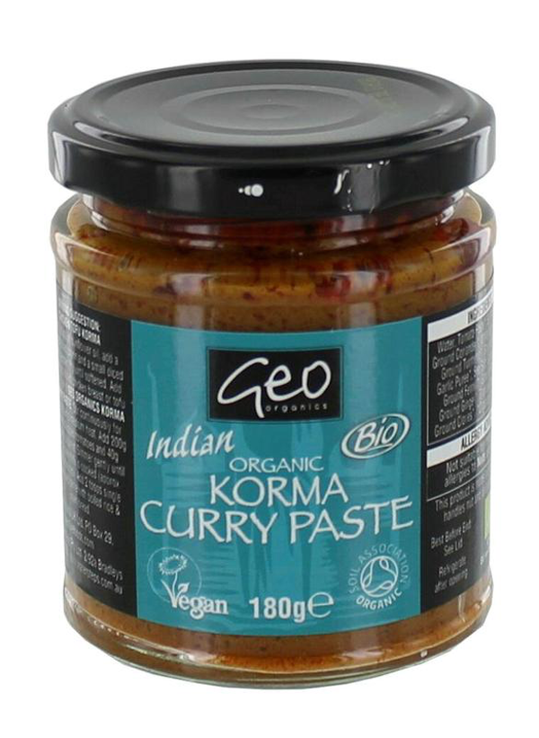 Geo curry pasta bio 180gr