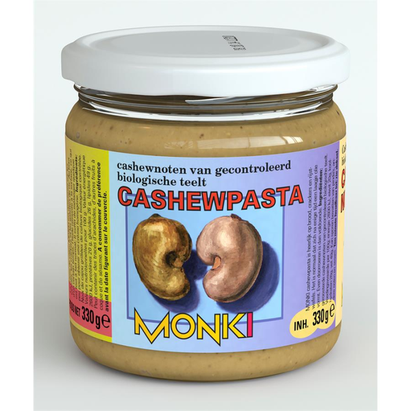 Monki cashewpasta zonder zout 330gr