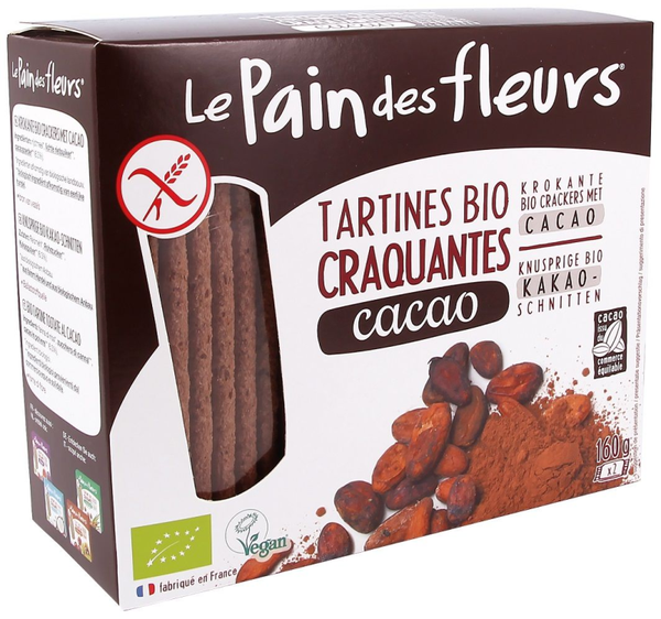 Le pain des fleurs cacao BIO 160g 