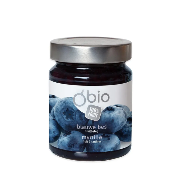 O'bio blauwe bes fruitbeleg 295g