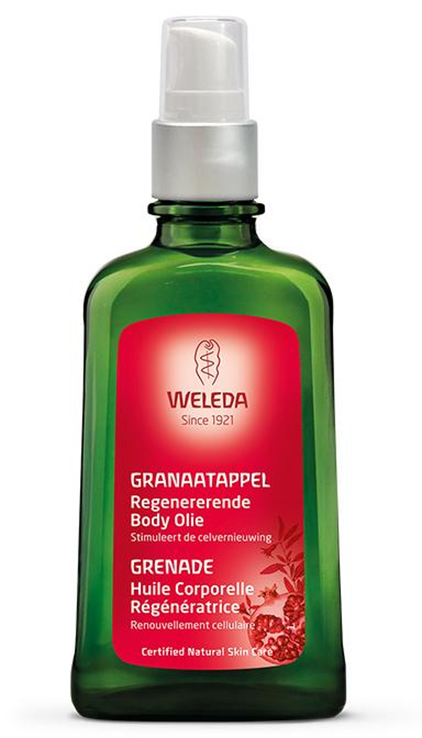 Weleda granaatappel regenererende body olie 100ml
