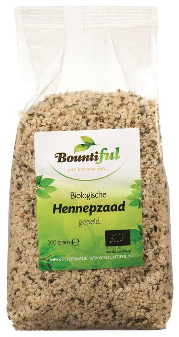 Bountiful hennepzaad 500g