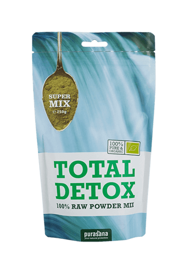 Purasana total detox 100% raw powder mix 250g