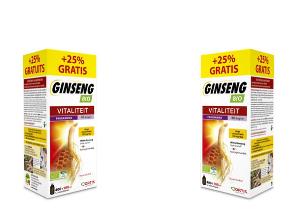 PROMO Ortis ginseng 400ml + 25% gratis