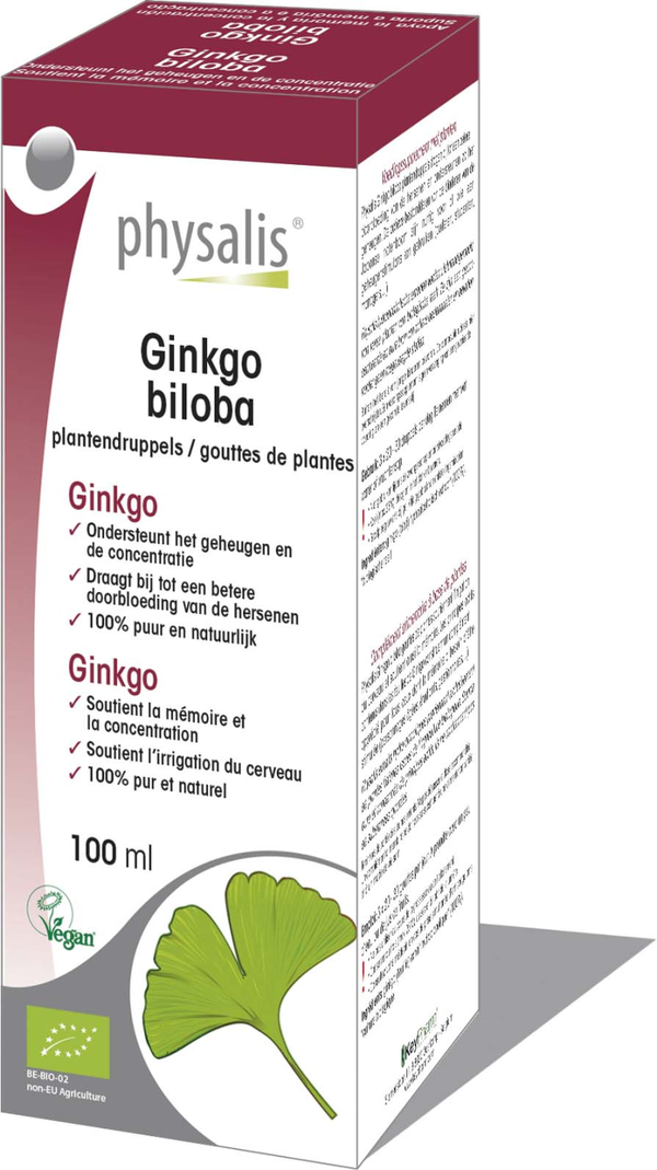 GINKGO BILOBA - PLANTENDRUPPELS 100ml