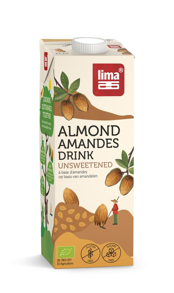 Lima amandeldrink ongezoet 1L
