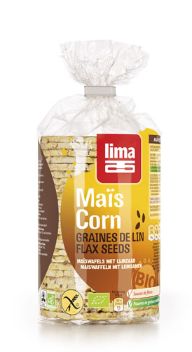 Lima maïswafel met lijnzaad 130gr