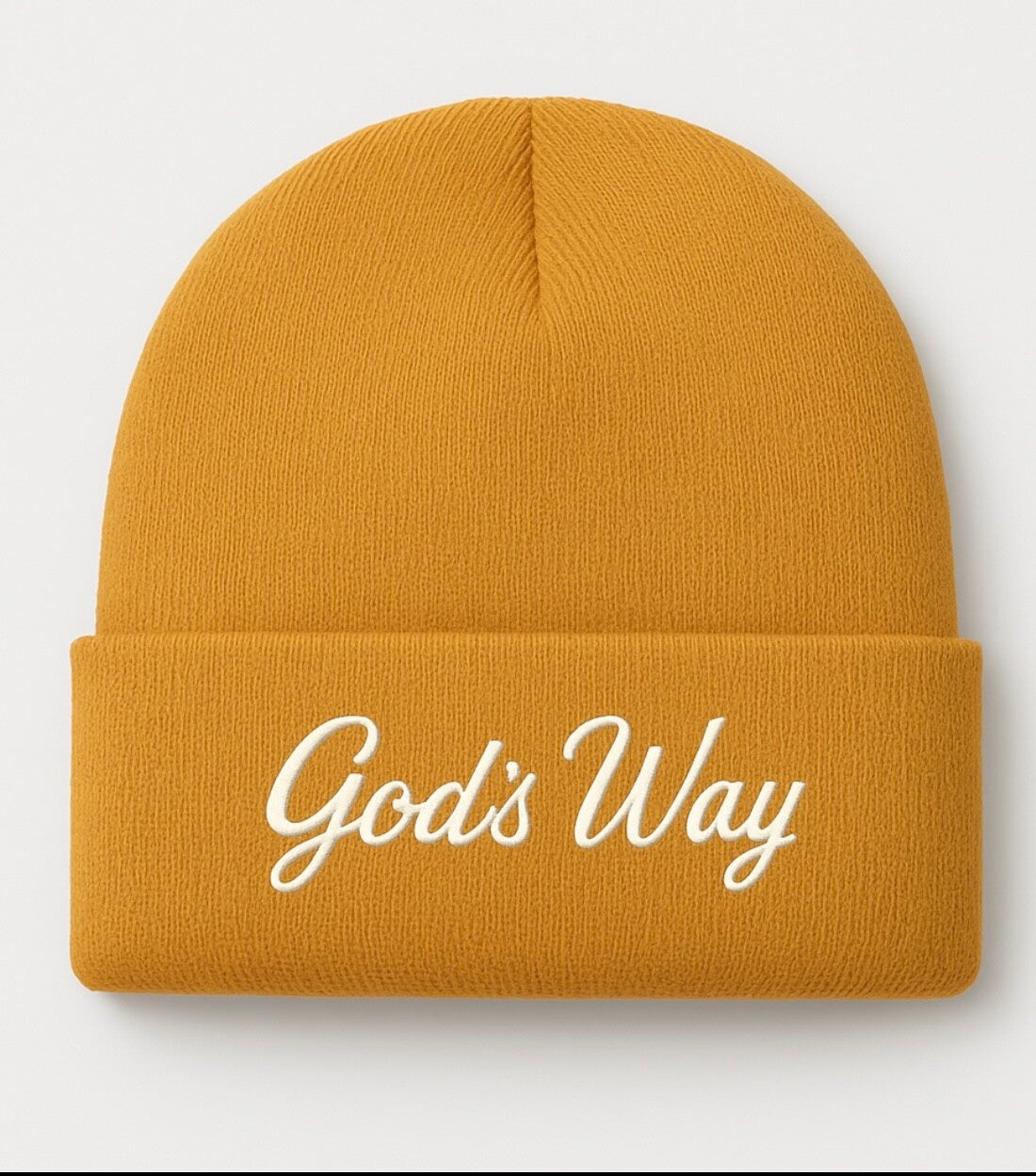 God's Way Golden Beanie