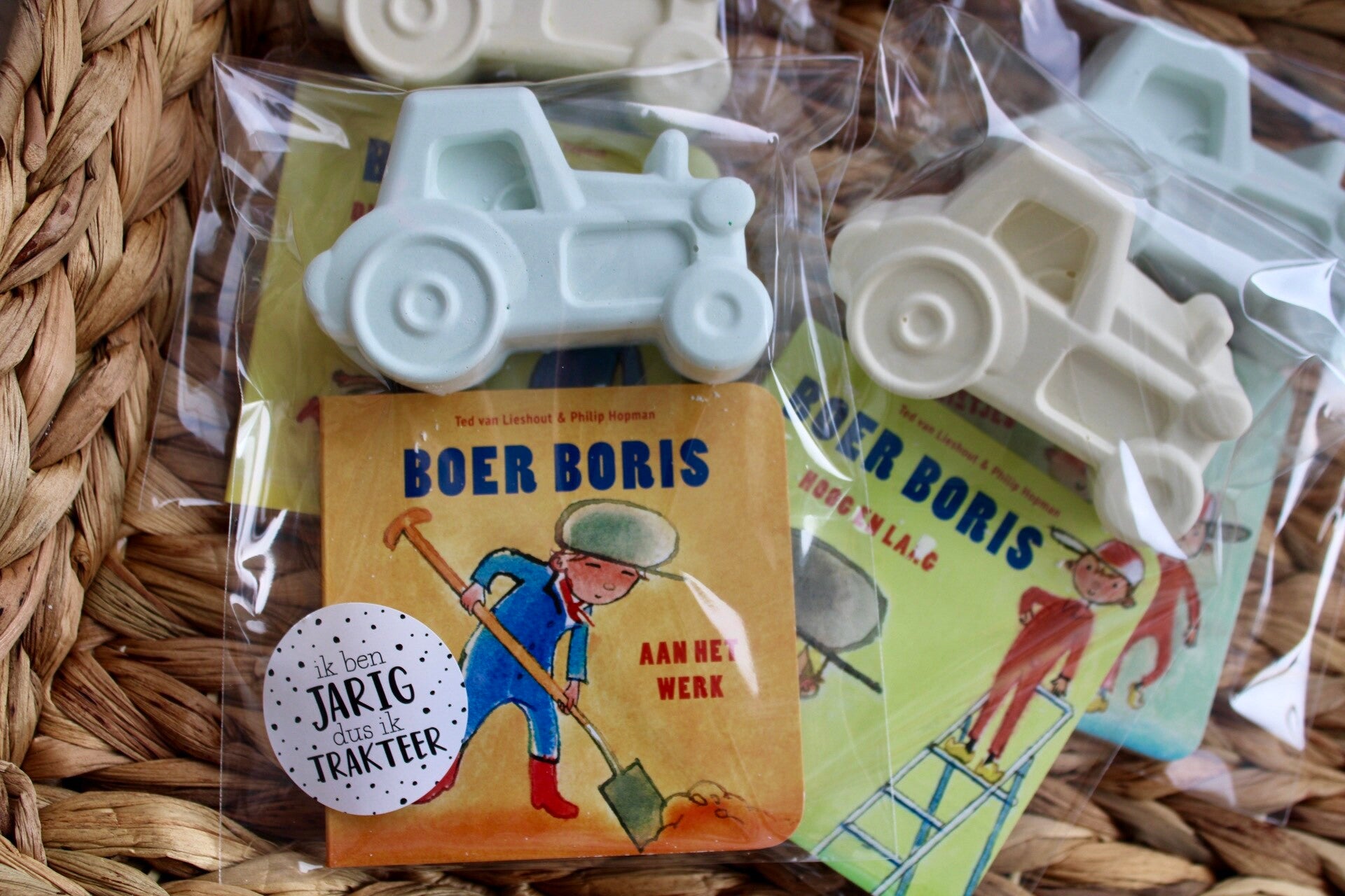 Boer Boris stoepkrijt traktatie