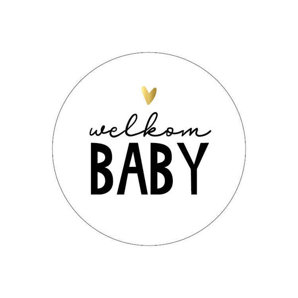 Sticker: Welkom baby