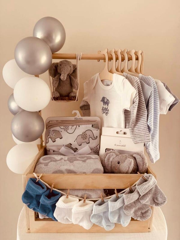 Baby welcome basket