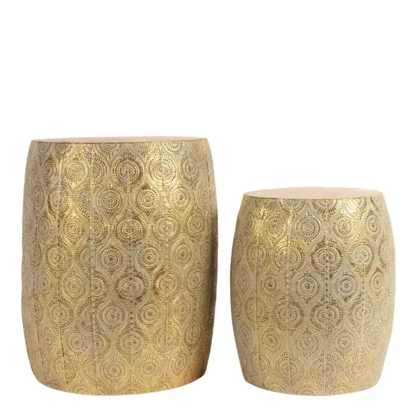 Bijzet tafel / Poef / vaas