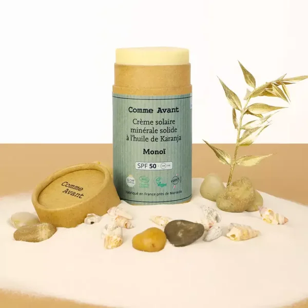 ☀️ Zonnebrandcrème met vaste mineralen SPF50 - Monoï