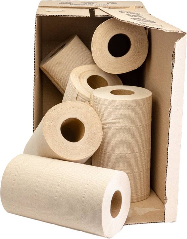 THE GOOD ROLL | keukenrollen - ONVERPAKTE ROLLEN - 6 rollen- BAMBOO 2-laags