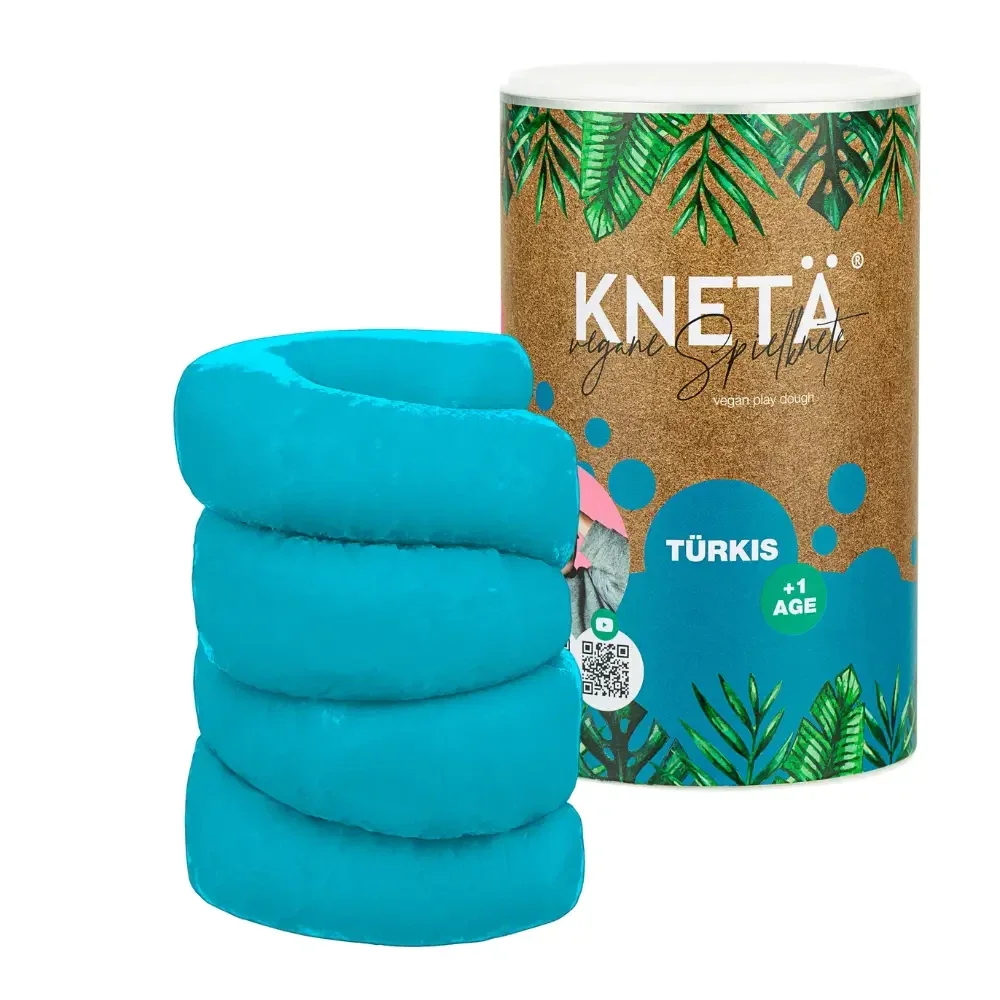 KNETAE® | Speeldeeg | XXL-DOOS - 1 kg - TURKOOIS
