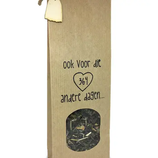 ZINVOL.NU | thee | Ook voor die 364 andere dagen | TwEE - Een hEERLIJK zakje biologische thee