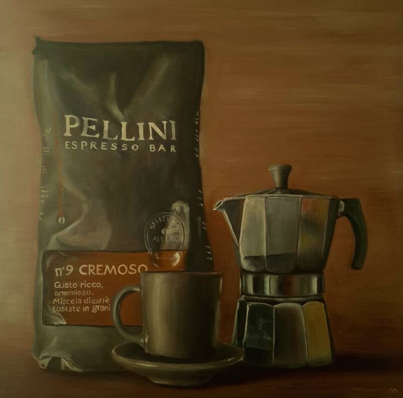 40x40 pellini koffie
