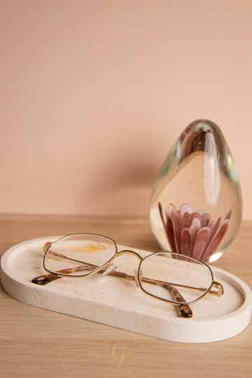 Handgemaakt schaaltje - Ovaal - Sepia