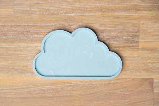 Handgemaakt schaaltje - wolk - Sky