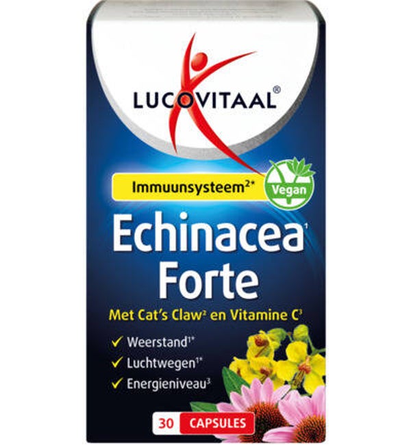 Lucovitaal Echinacea Forte+ Cat's Claw caps (30ca)