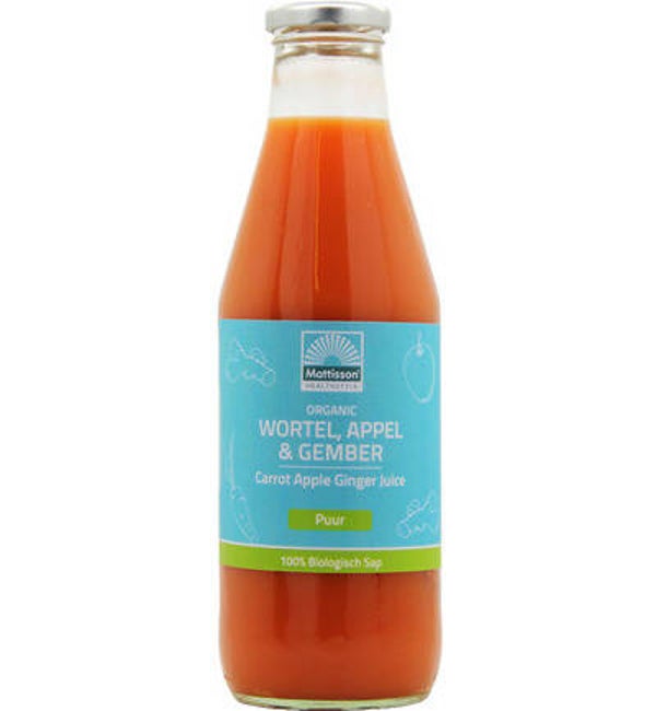 Mattisson Wortel appel & gembersap bio (750ml)