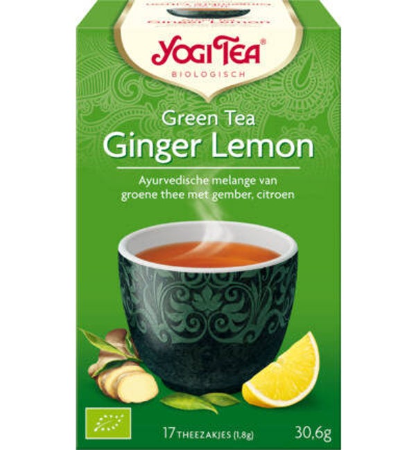 Yogi Tea Green tea ginger lemon bio (17st)