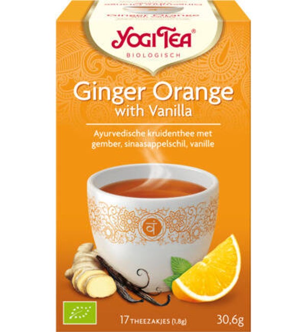 Yogi Tea Ginger orange vanilla bio (17st)