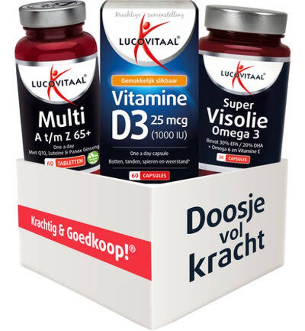 Lucovitaal Voordeelbox Vitaal 65+ (3 producten)