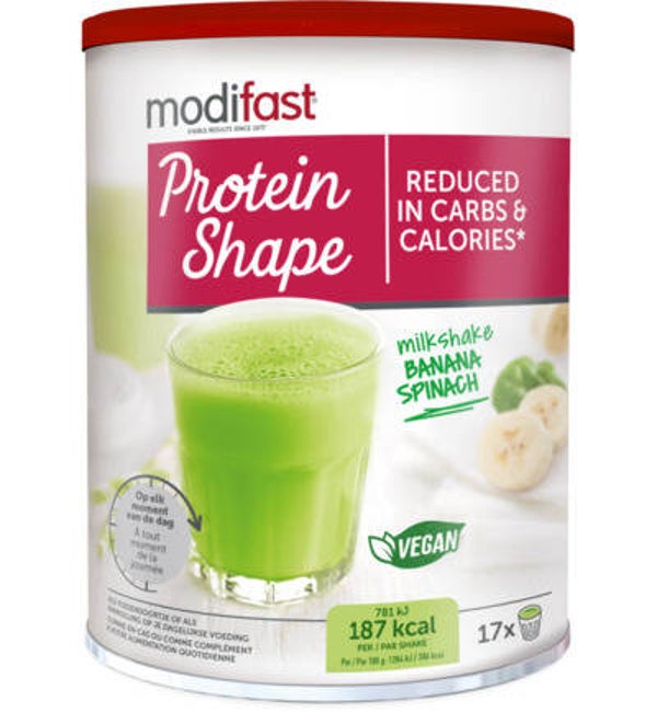 Modifast Protein Shape shake banana & spinach (510g)