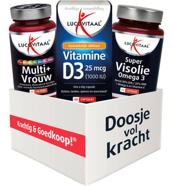 Lucovitaal Voordeelbox Vrouw 50+ (3 producten)