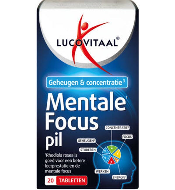 Lucovitaal Mentale focus pil (20tb)