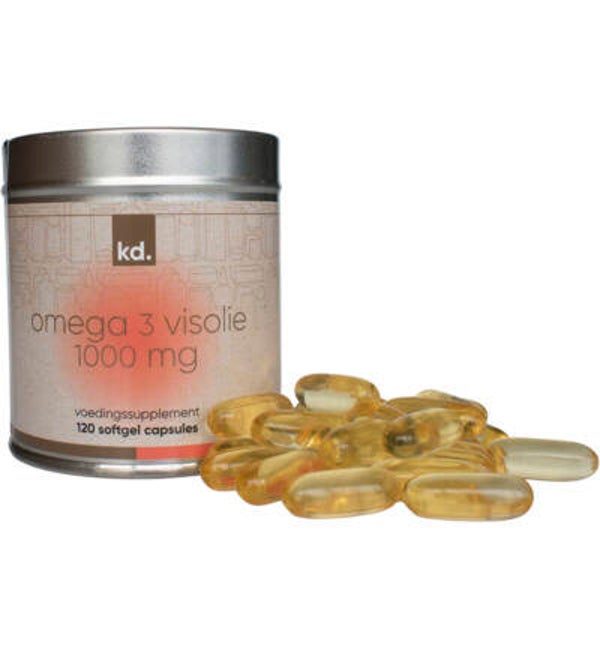 kd. omega 3 visolie 1000 mg (120sft)