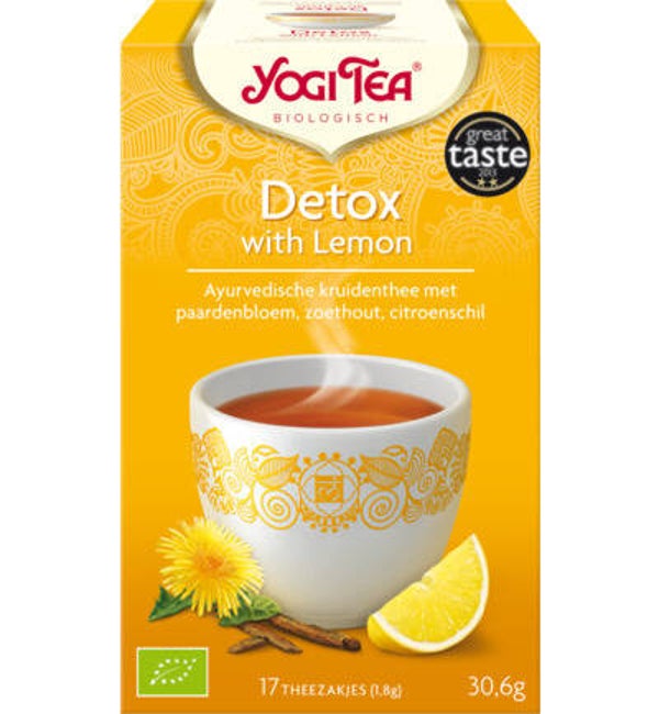 Yogi Tea Detox with lemon bio (17st)