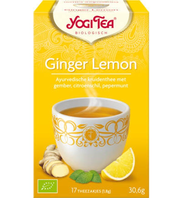 Yogi Tea Ginger lemon munt bio (17st)
