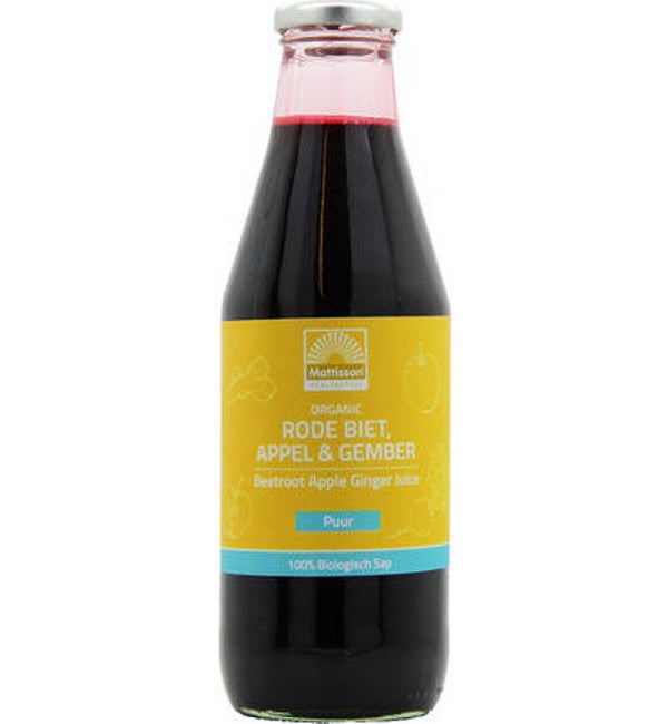 Mattisson Rode biet appel & gembersap bio (750ml)
