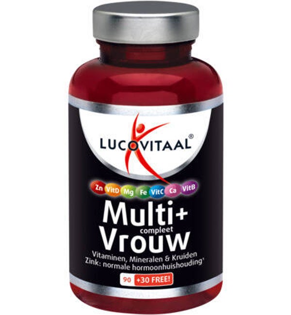 Lucovitaal Multi+ compleet vrouw (120tb)
