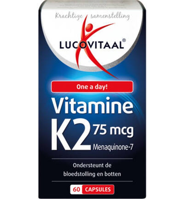 Lucovitaal Vitamine K2 75 mcg (60ca)