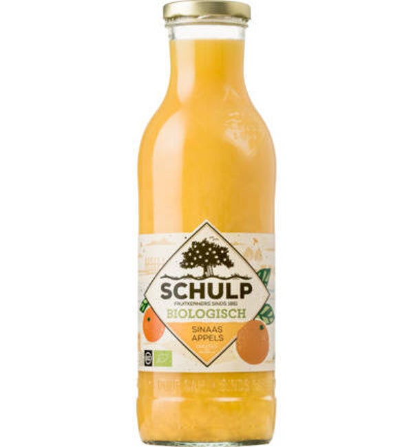 Schulp Sinaasappelsap bio (750ml)