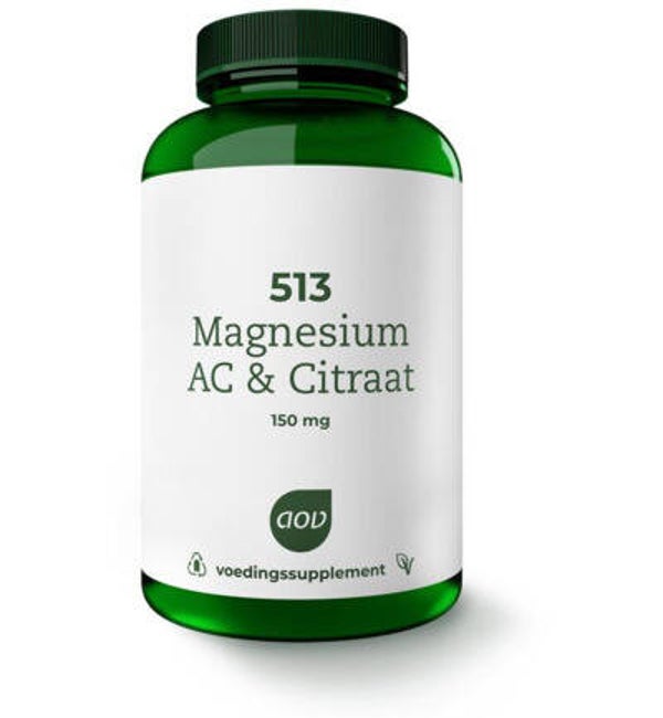 AOV  513 Magnesium AC & Citraat 150 Mg 180t