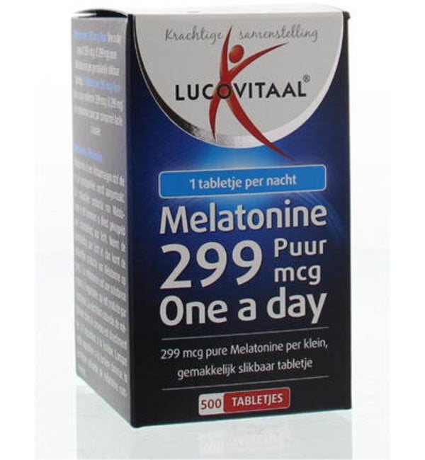 Lucovitaal Melatonine puur 0.299 mg (500tb)