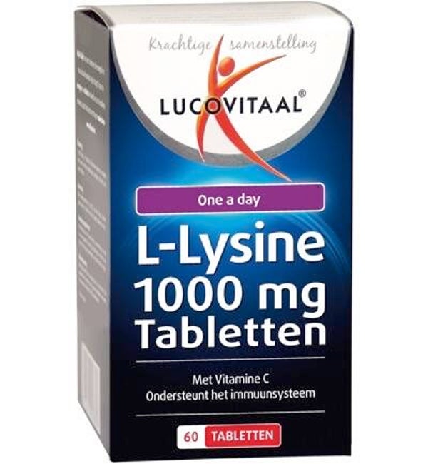 Lucovitaal L-lysine lipblaasje (60tb)
