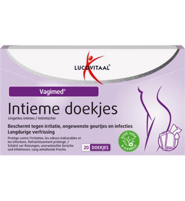 Lucovitaal Vagimed intieme doekjes (20st)